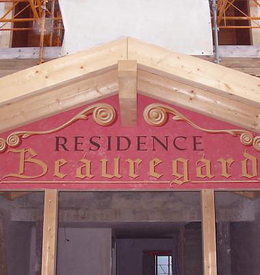 Décors entrée résidence