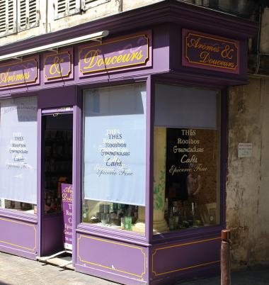 Devanture magasin produits régionaux